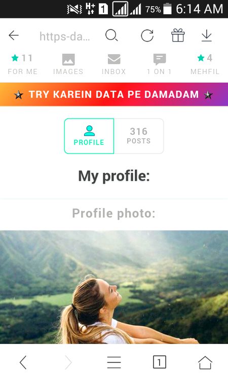 My profile✌✌