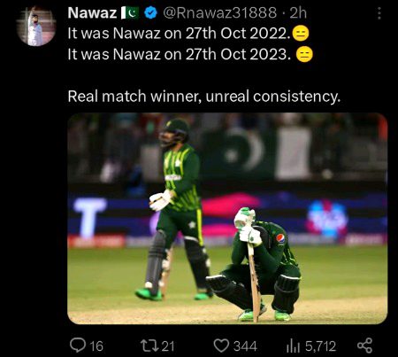 Our real match winner Nawaz🥲