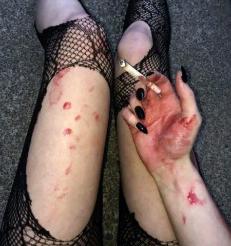 Blood and cigarettes