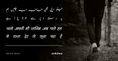 چلو اپنی بھی جنیب اب چلے ہم - از وزیر آغا