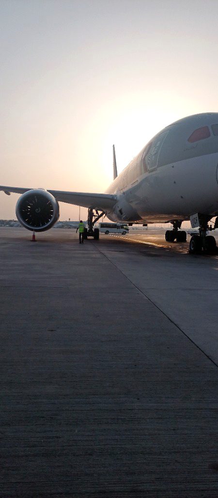 Flight came right now..n1