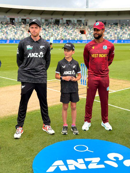 New Zealand won the toss and elected to bowl.