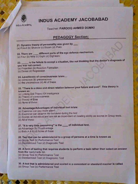 Knowledge Test image