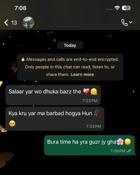 *_نشـہ تھــا اسکـی جھـوٹـی بـاتـوں میـں ❤🩹🥹_*
*_وہ وقتــ گـزارتـے رہـے اور ہـم عـادی ہـوتـے گئـے .._*🥀🌙