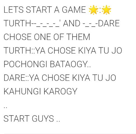 Let's play friends :)
