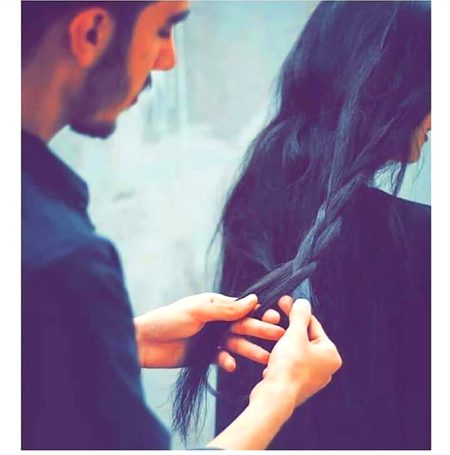 تم پہناوُگی ٹاہی مجھے 😍😍
 میں تمھارے بال بنایا کرونگا 😘😘
❤️