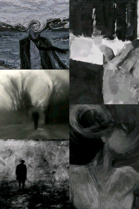 The shades of gray.