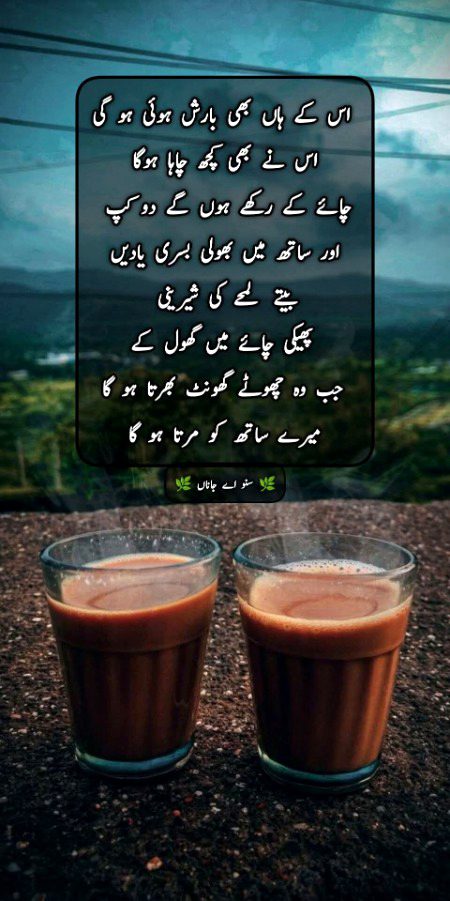 دیکھو… بات صرف چائے کی نہیں ہے۔
یہ اُن لمحوں کی بات ہے جو چائے کے بہانے تھم جاتے ہیں۔
جہاں باتیں بے وجہ شروع ہو جاتی ہیں،
اور دل بنا کہے بہت کچھ کہہ جاتا ہے۔
کبھی کسی دوست کے ساتھ،
کبھی خود سے۔
چائے تو بس ایک بہانہ ہے… بات تو قربت کی ہے۔💖