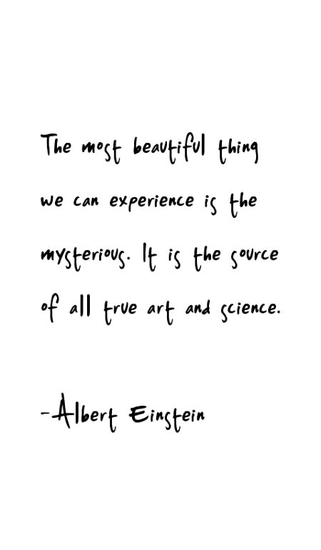 The most beautiful thing