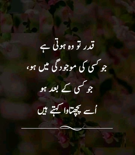 قدر زندہ لوگوں کی کرنی چاہیے۔