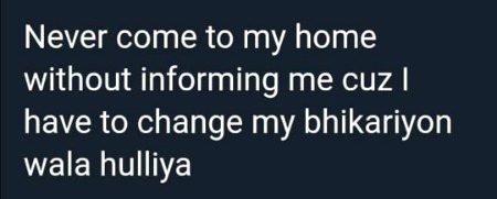 Always in relaxed huliya at home