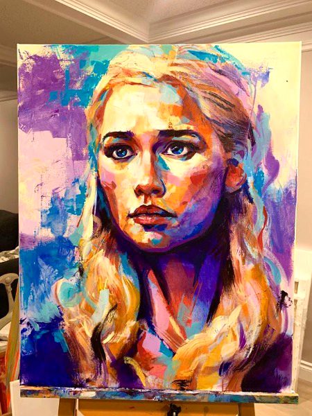 Painting of daenerys