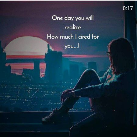 Cried for you