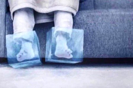 Nobody:
My feet all the time: