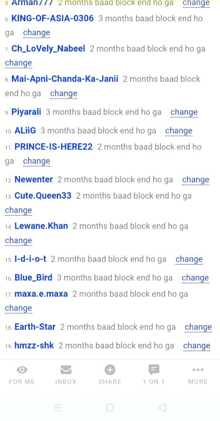oooh ho dd ki aadhii awaam to mari block list main hai toba