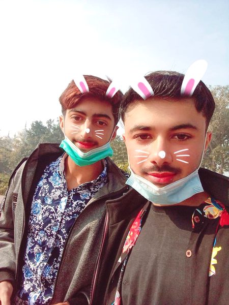 With my friend ✌✌👌...
Please follow me...