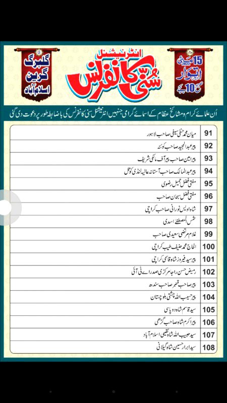 6th List