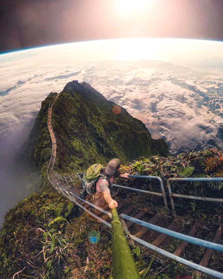 The Stairway to Heaven, Honolulu, Hawaii
