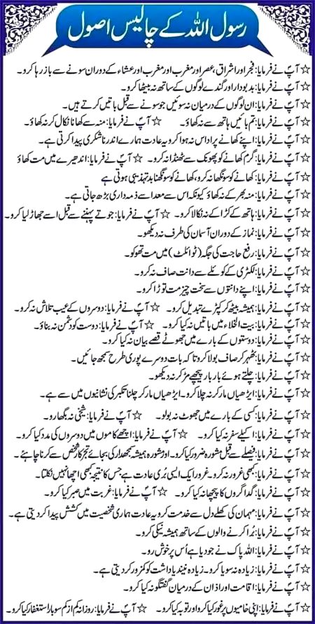 Nabi kareem صَلَّى اللّٰهُ عَلَيْهِ وَسَلَّم ke farman