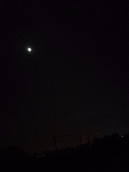 There's no one
But me nd the moon