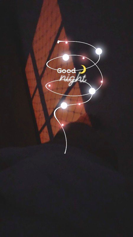 Have a sweet dreams 😘😴