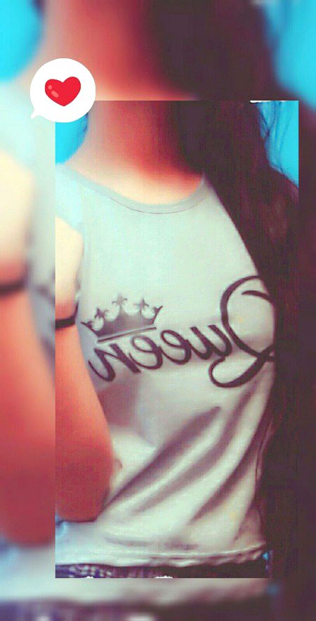 I m queen of your heart..A..H