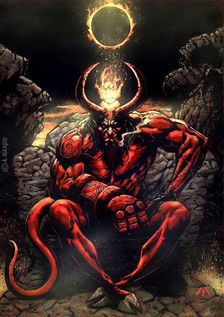 Hellboy king of Hell...