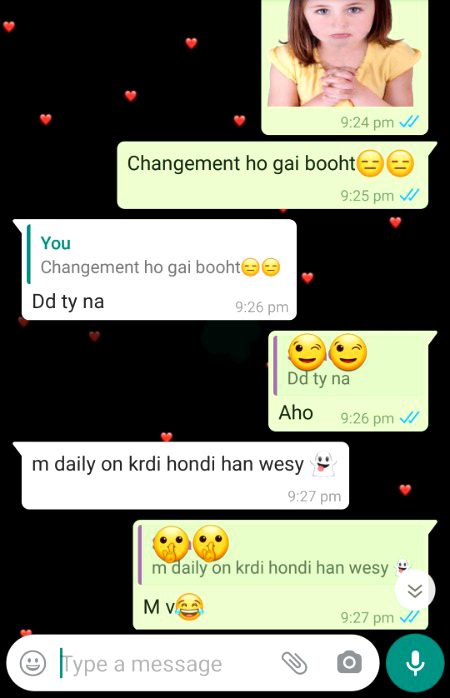 During exams conversation with Hani 🥰😍