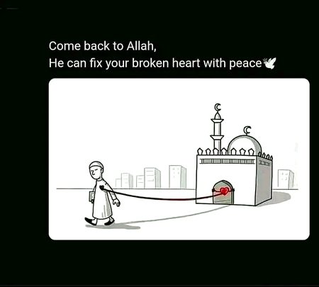 Come back to Allah 🖤