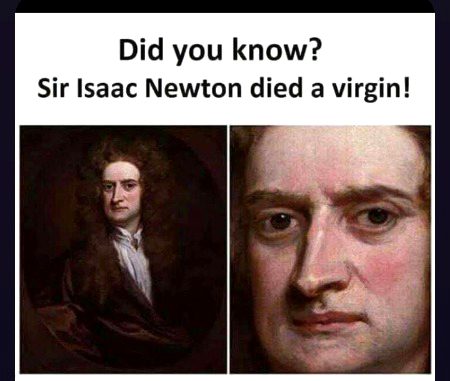 But still f*cking us with his  theories..
