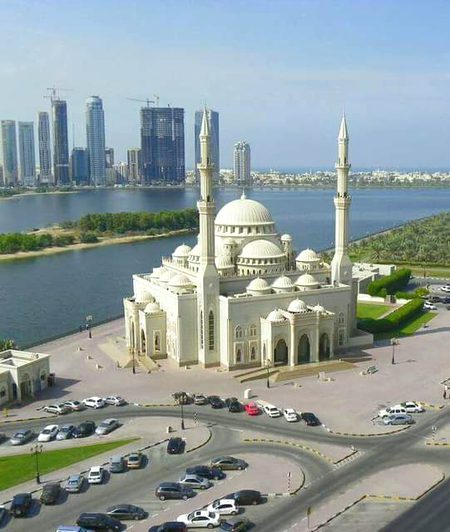 Masjid e noor in sharja😍