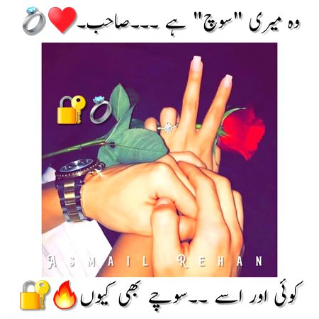 کوئی اور اُسے سوچے بھی کیوں