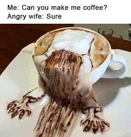 One coffee please 😋😋😋