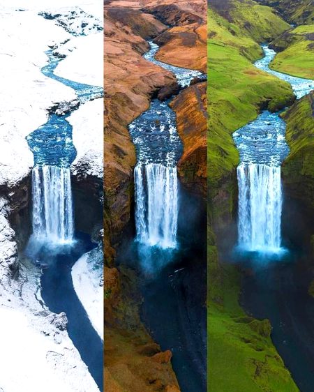 One place in three seasons.🤍🤎💚
Iceland 😻