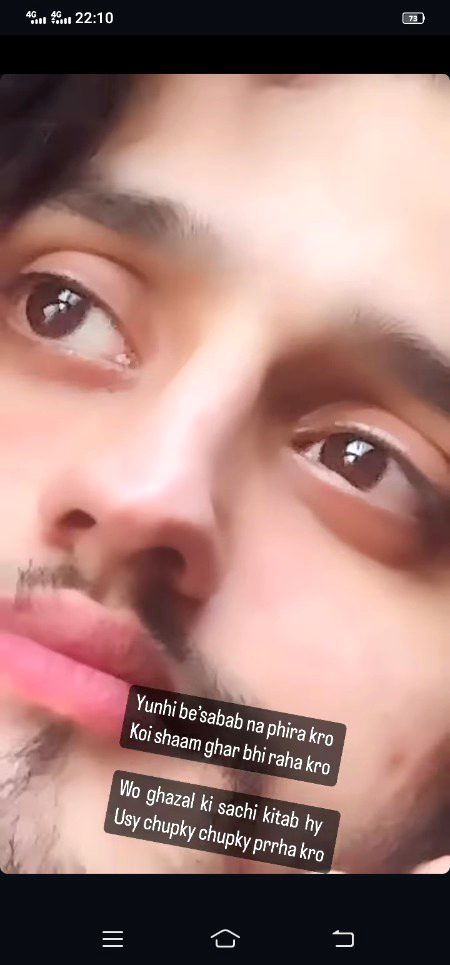 Pakka yaqeen hogya hai that he lv someone😢😑