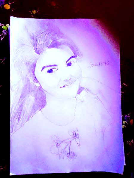 Art by Joker_78.  Raat hogye hai es lye pic Sahi NAHI nickla ok Khair hai 🥰🥰🥰🃏