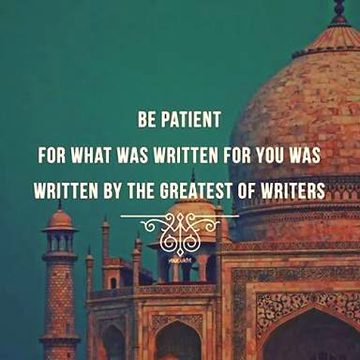 Be Patient 💓
