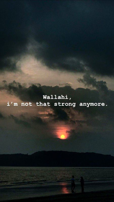 I'm not that strong_____