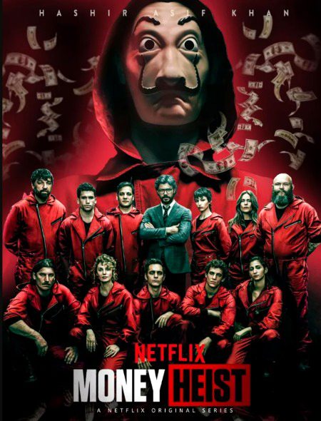 FACEBOK USE KAR RHA THA TO IK SERIES KI VIDEO SAMNY AI  JIS KO BE HAD PSAND KIA THA KOI BHI CHEZ ITNA DIL LAGA KE NH DEKHTA YE SERIES AI THE MONEY HEIST MAIN NY REALSE HONY KE 3 SAL BAD DEKHI THE JB DEKHI TO ITNA PSAND AI  AJ BHI ES KO DOBRA DEKHNY KA DIL KARTA MAIN NY ES SERIES KO PURI PURI RATEN JAGH K DEKHA THA ITNA PSAND AI THE YE SERIES  MUJHY