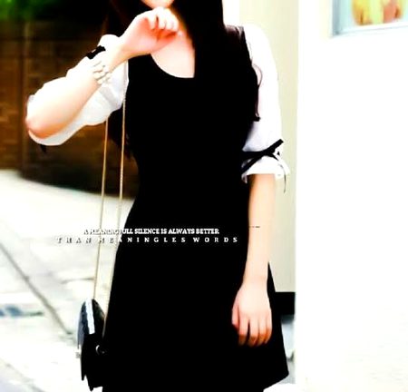 A meaningfull silence is always better then Meaning less words..Um e Hania