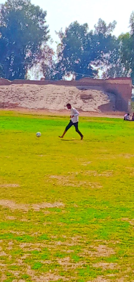 today collage moment.football