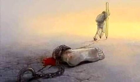 اُس سے مِلنے کی اتنی جلدی تھی کہ
 مجھ سے زنجیر نہ کٹی, تو پاؤں  کاٹ لیا