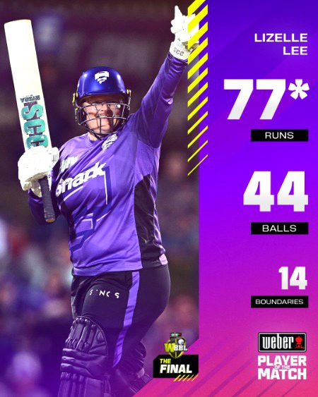 Special performance from a special player 👏
Ladies & gentlemen, Lizelle Lee!