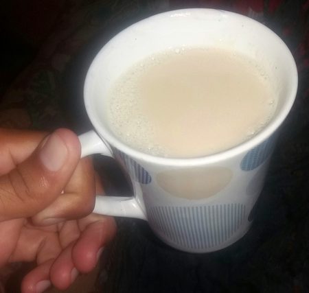 Enjoying  Dodh patti  👌❤