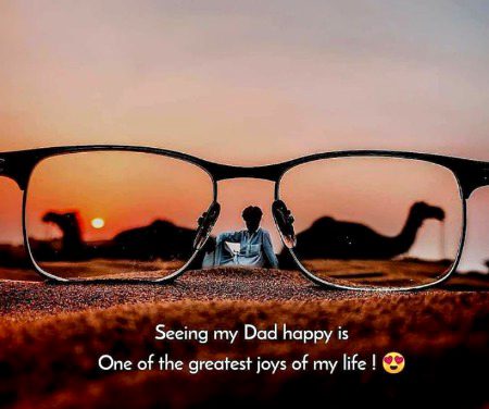 Seeing my dad.....
