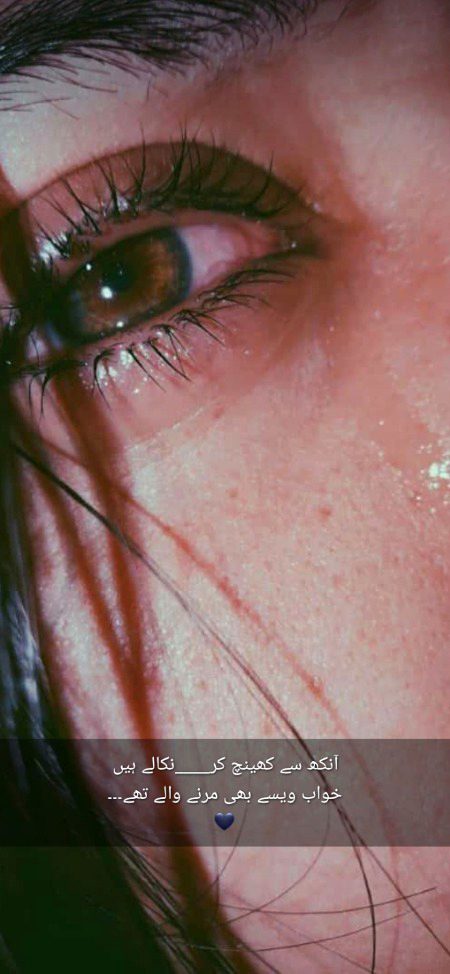 آنکھ سے کھینچ کر____نکالے ہیں
خواب ویسے بھی مرنے والے تھے۔۔۔
🖤