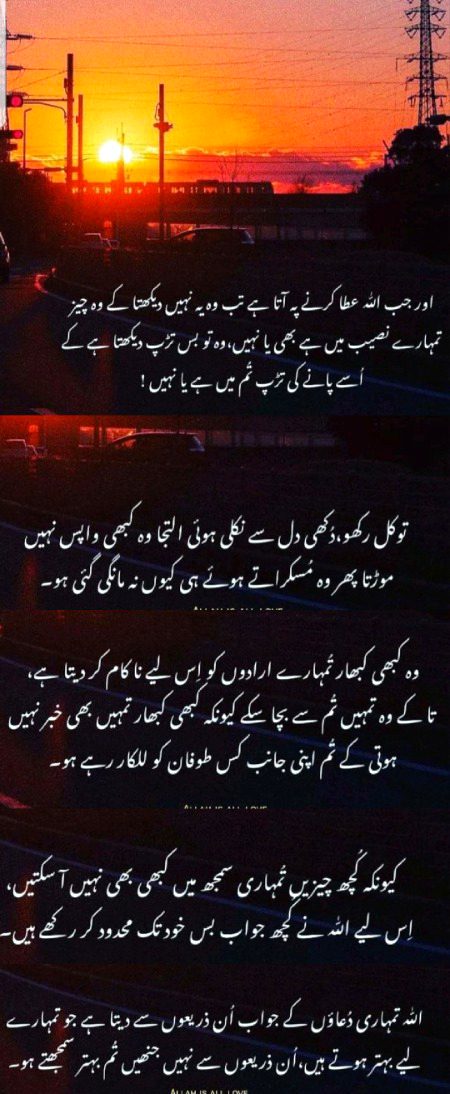 توکل رکھیں ۔۔