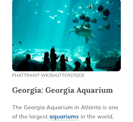 The largest Aquarium of the world .