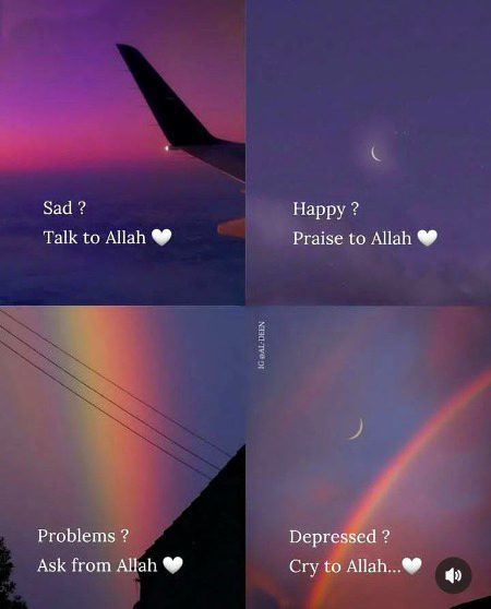 ALLAH is the best listener.❤️