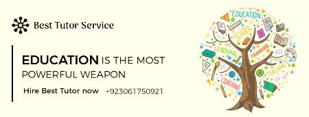 Education is the most powerful weapon. Get the best qualified experienced fresh home tutors online for all classes from nursery to matric Fsc O-level A-level physics chemistry math.